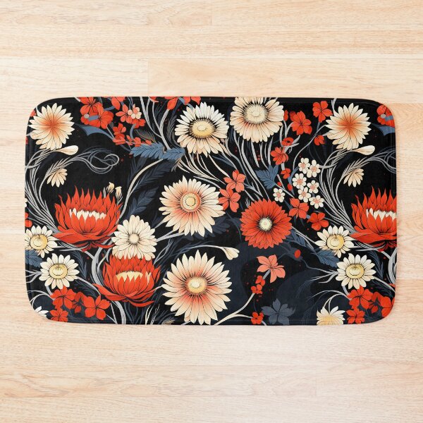 Item preview, Daisy line drawing style, seamless patterns designed and sold by sfwArt.