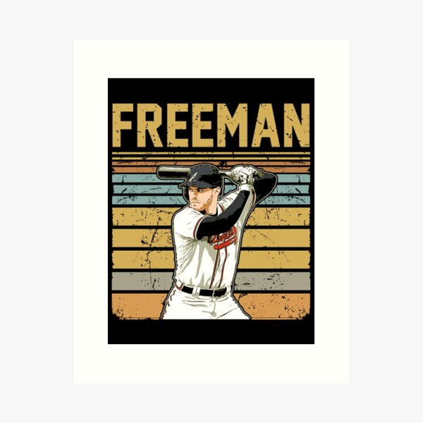 Freddie Freeman Canvas Prints Baseball Poster Wall Art For Home Office  Decorations 1 With Framed 10x8