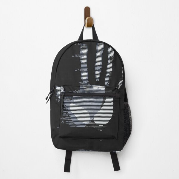 Item preview, cyber security hacker handprint binary programming code designed and sold by NiamLab.