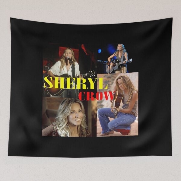 Item preview, Singer Sheryl Woman Music Guitar Crow designed and sold by CardenasRiglie.