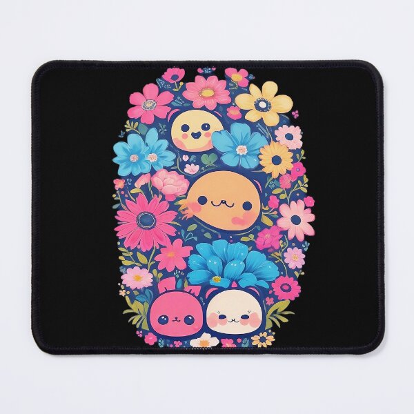 Item preview, Kawaii Cartoon with Colorful flower. designed and sold by ImagineCorner.