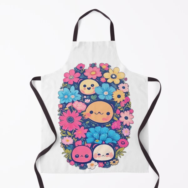 Item preview, Kawaii Cartoon with Colorful flower. designed and sold by ImagineCorner.