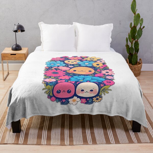 Item preview, Kawaii Cartoon with Colorful flower. designed and sold by ImagineCorner.