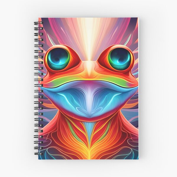 Item preview, Froggy Animal Spirit (17) - Trippy Psychedelic Frog designed and sold by TheThirdEye.