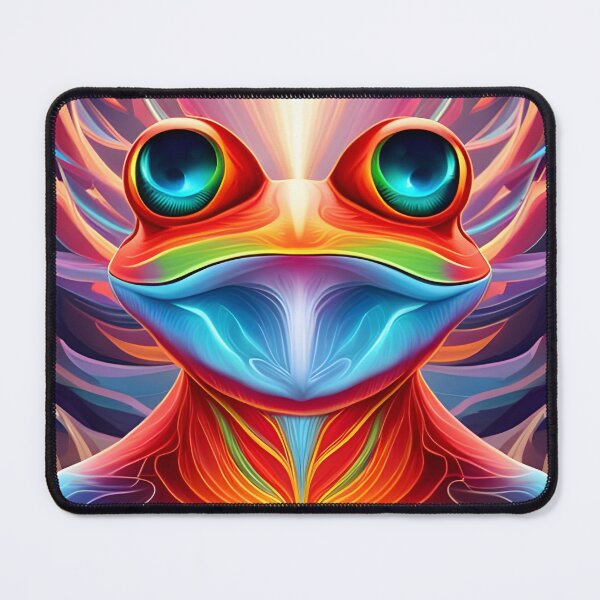 Item preview, Froggy Animal Spirit (17) - Trippy Psychedelic Frog designed and sold by TheThirdEye.