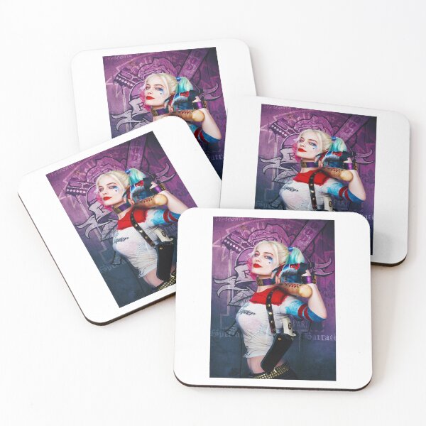 Item preview, Margot Robbie Pink Blue pigtails hairstyle  designed and sold by SeacoastUSe.