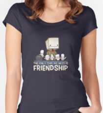 Friendship is the best ship Women's Fitted Scoop T-Shirt