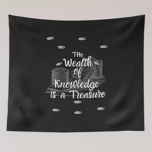 Item preview, The Wealth of Knowledge is A Treasure designed and sold by SavvyKloset.