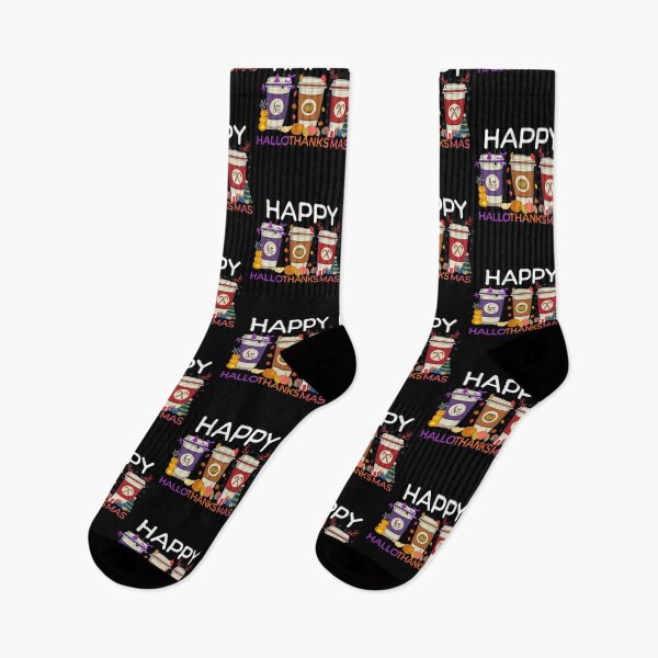 Item preview, Happy Hallothanksmas Coffee T-Shirt designed and sold by shopLSVdesigns.