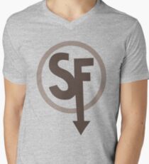 Sally Face Sanity's Fall Larry T-shirt Men's V-Neck T-Shirt
