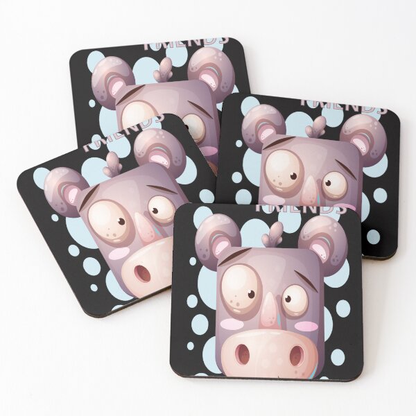 Item preview, Best Friends Silly Cow Cartoon designed and sold by SASHASALLE.