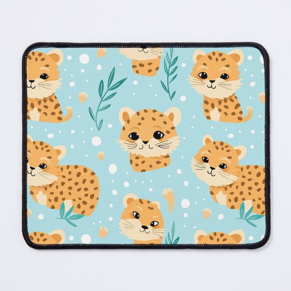 Item preview, cute cheetah seamless designed and sold by NatthyDesign.