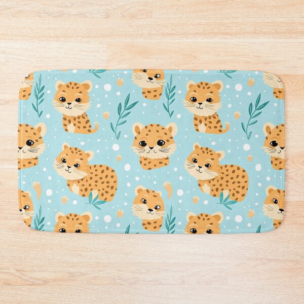 Item preview, cute cheetah seamless designed and sold by NatthyDesign.