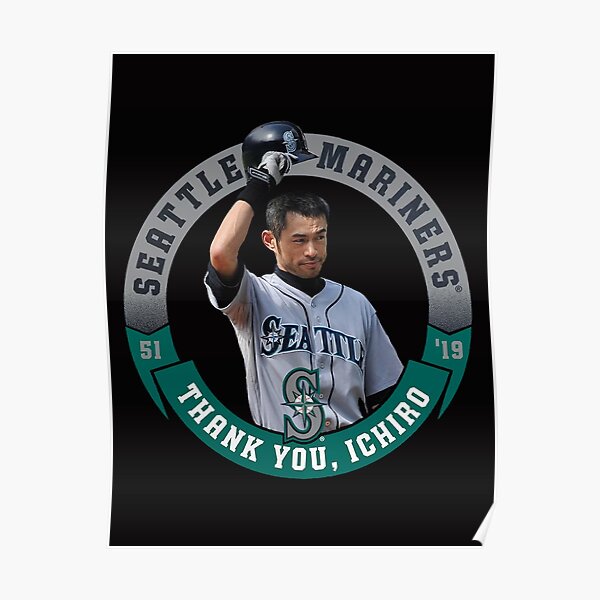 Ichiro Suzuki #51 Seattle Mariners Hall Of Fame shirt