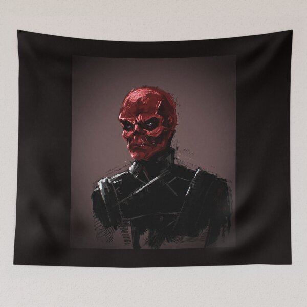 Item preview, Red skull man magic Fanart designed and sold by ElowenShadow.