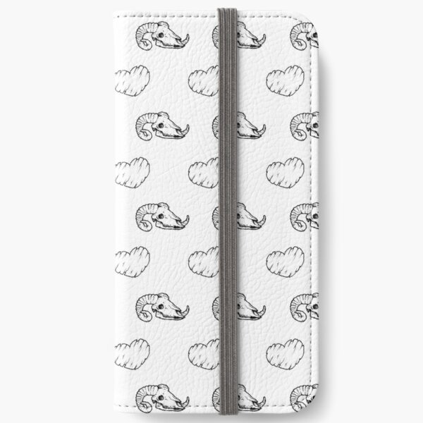 skulls n hearts iPhone Flip-Case
