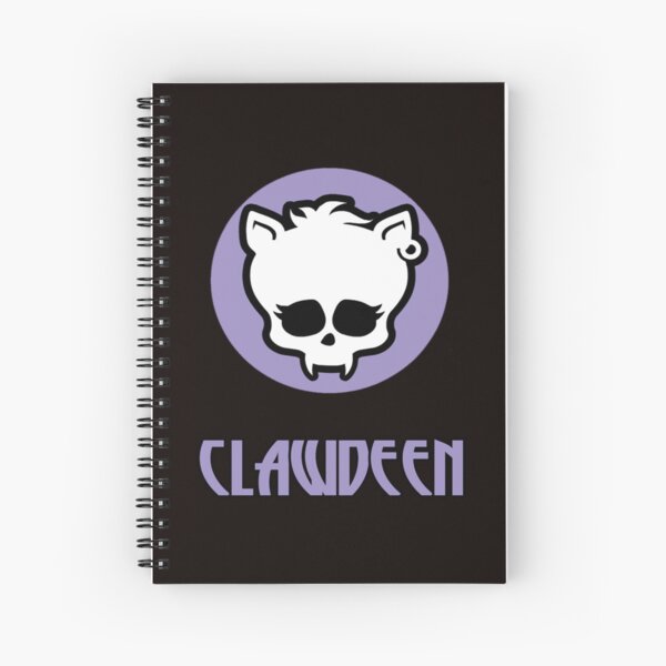 clawdeen Spiral Notebook by ARTRAVESHOP