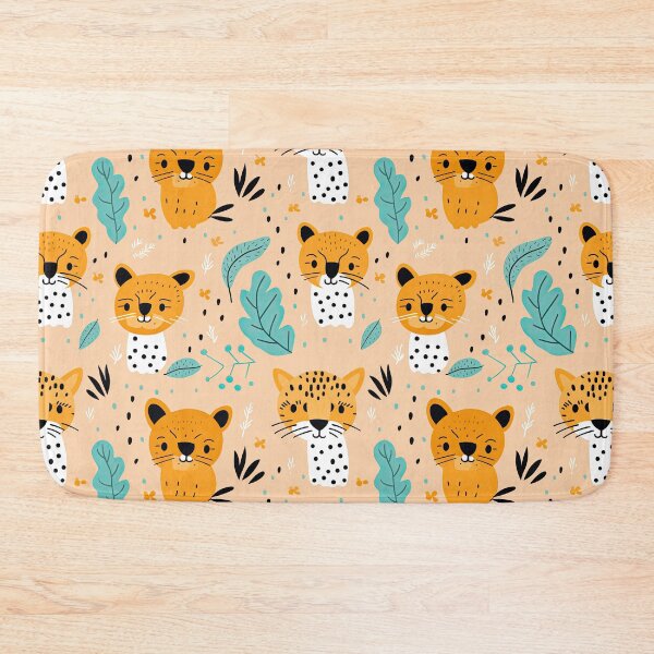 Item preview, cute cheetah seamless designed and sold by NatthyDesign.
