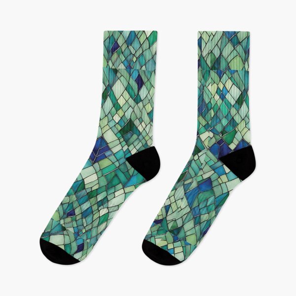 Item preview, Crystal Sapphire & Jade Stained Glass designed and sold by stareongroup.