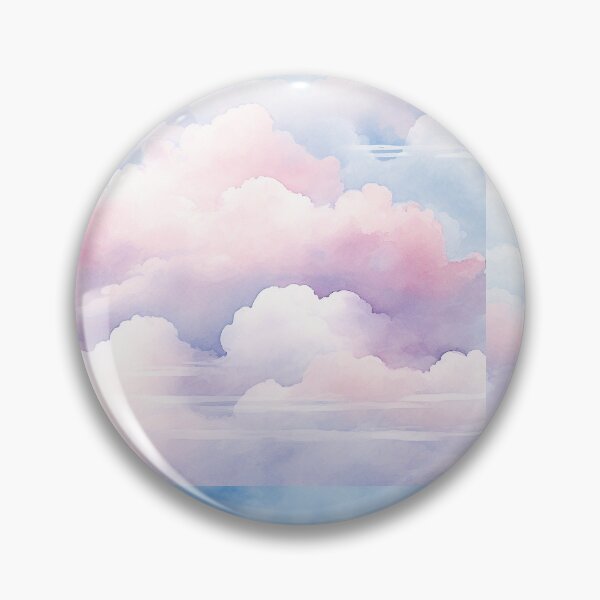 Item preview, Whimsical Watercolor Clouds designed and sold by Piyakan.
