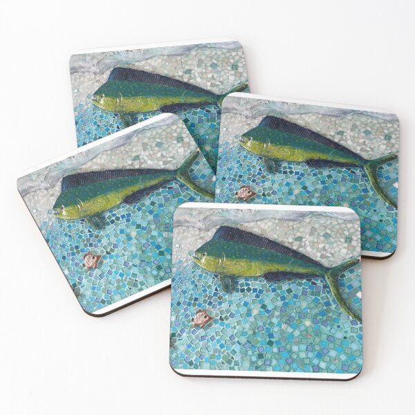 Item preview, DOLPHIN FISH MOSAIC designed and sold by BridgetBresser.