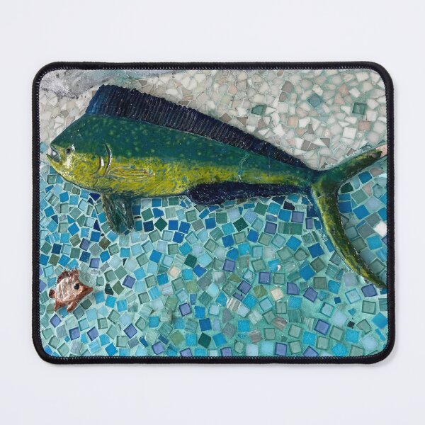 Item preview, DOLPHIN FISH MOSAIC designed and sold by BridgetBresser.