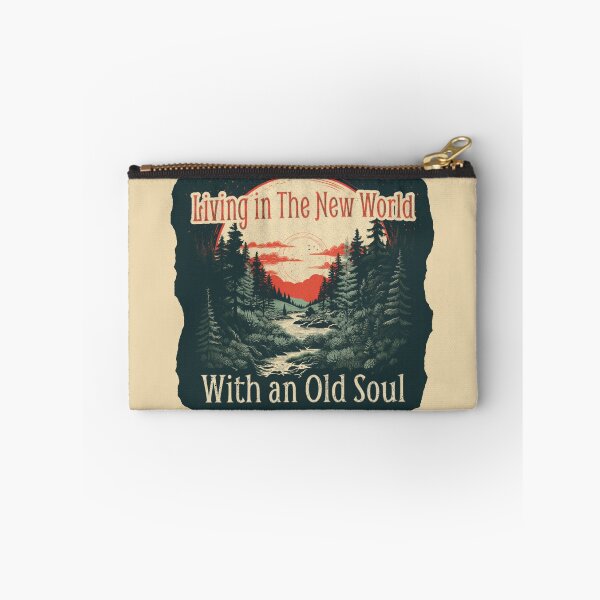 Item preview, Living in The New World With an Old Soul designed and sold by Brainless Art.