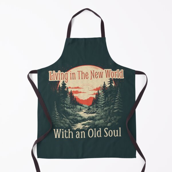 Item preview, Living in The New World With an Old Soul designed and sold by Brainless Art.