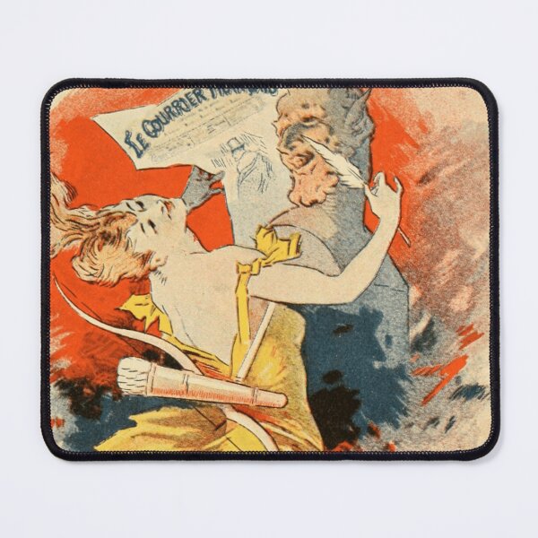 Item preview, Jules Chéret, Le Courrier Français designed and sold by NouveauEra.