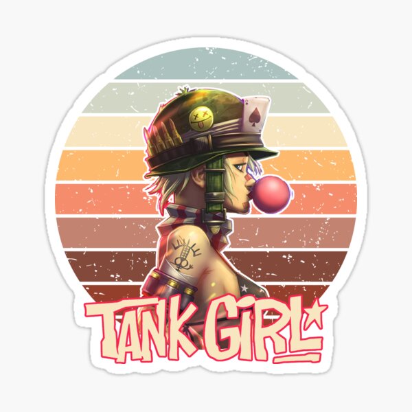 Tank Girl Cute Sticker