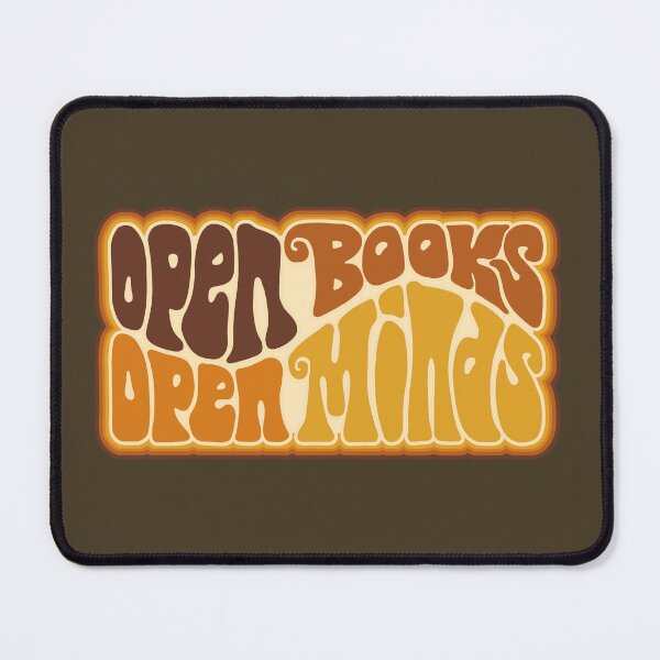 Item preview, Open Books Open Minds Word Art designed and sold by Unhinged Heather.