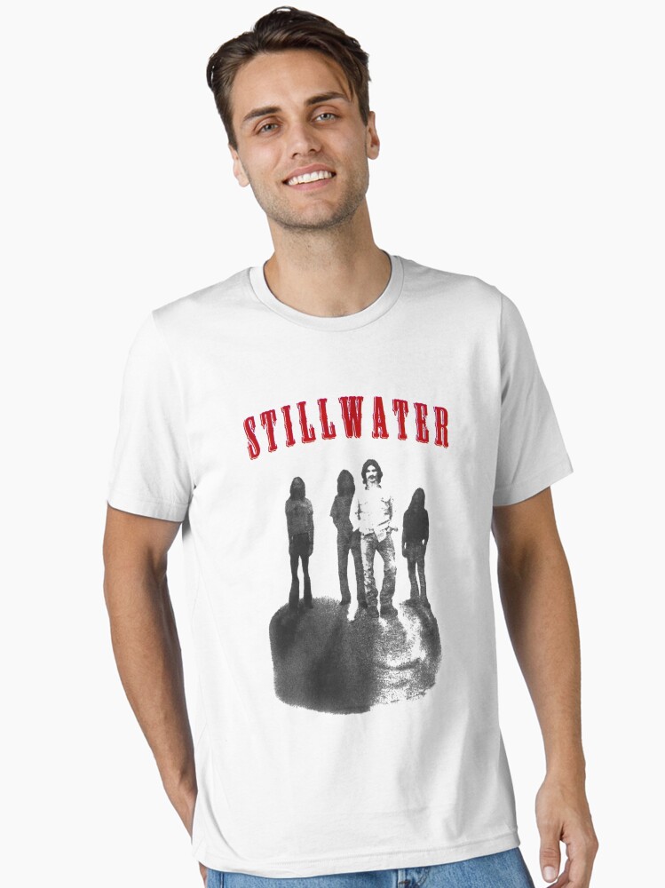 Aperçu 1 sur 7. T-shirt essentiel avec l'œuvre Stillwater Band Film Still Water Classic créée et vendue par MadilynKilback.