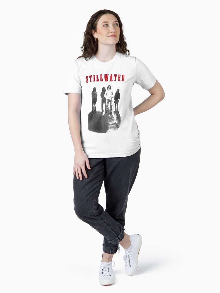 Aperçu 4 sur 7. T-shirt essentiel avec l'œuvre Stillwater Band Film Still Water Classic créée et vendue par MadilynKilback.