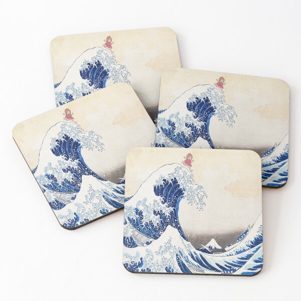 Item preview, Ponyo Riding the Waves designed and sold by AngelaGGTZ.