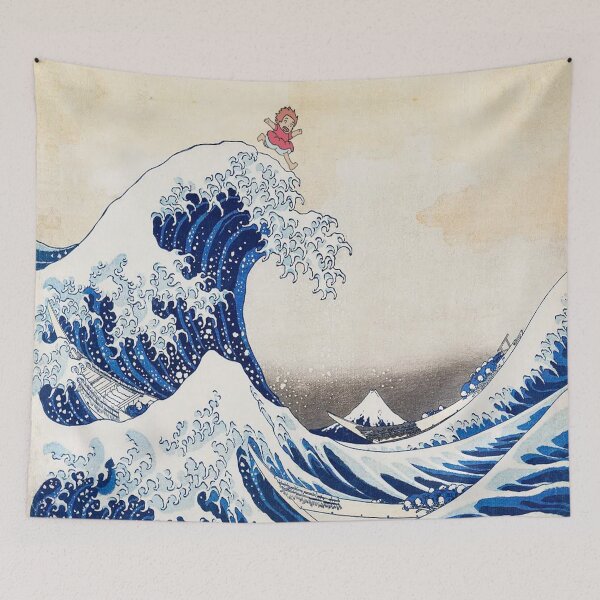 Item preview, Ponyo Riding the Waves designed and sold by AngelaGGTZ.