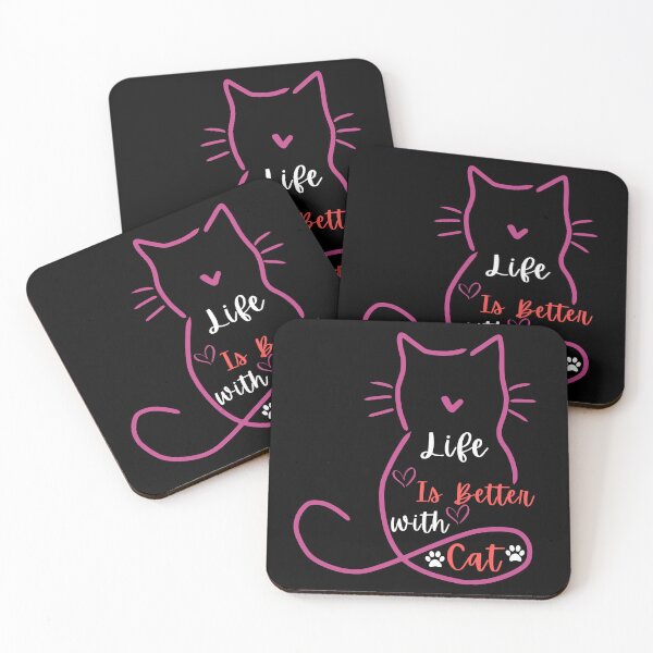Item preview, Life is Better With A Cat designed and sold by Heart Stamp.