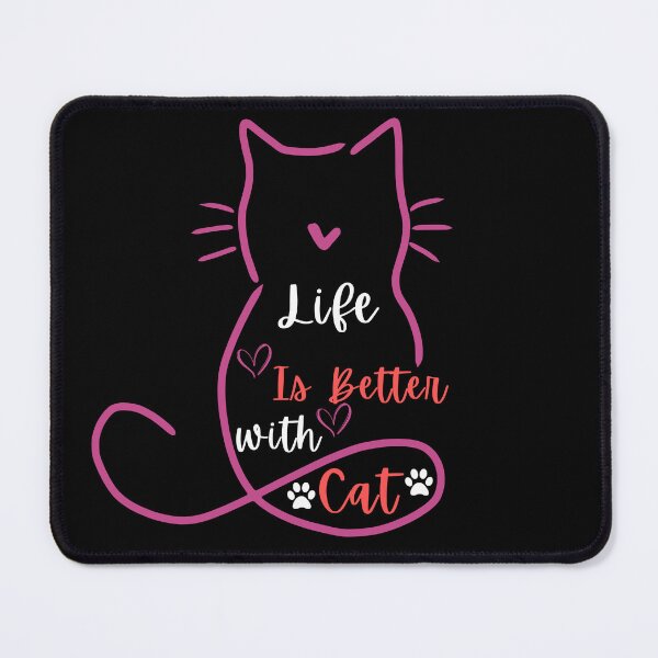 Item preview, Life is Better With A Cat designed and sold by Heart Stamp.