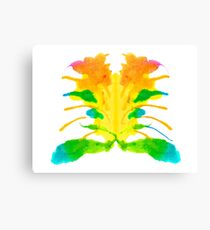 Inkblot Creative Rorschach Canvas Print