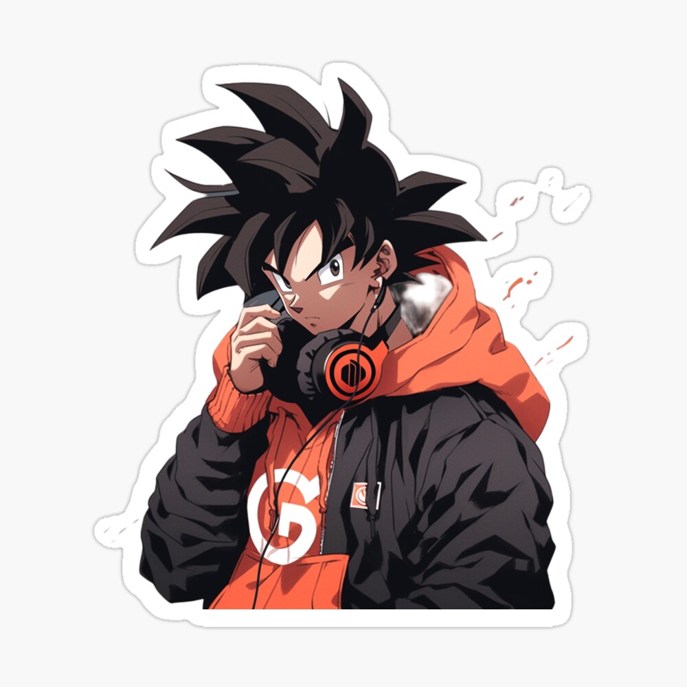 Goku Drip Stickers for Sale