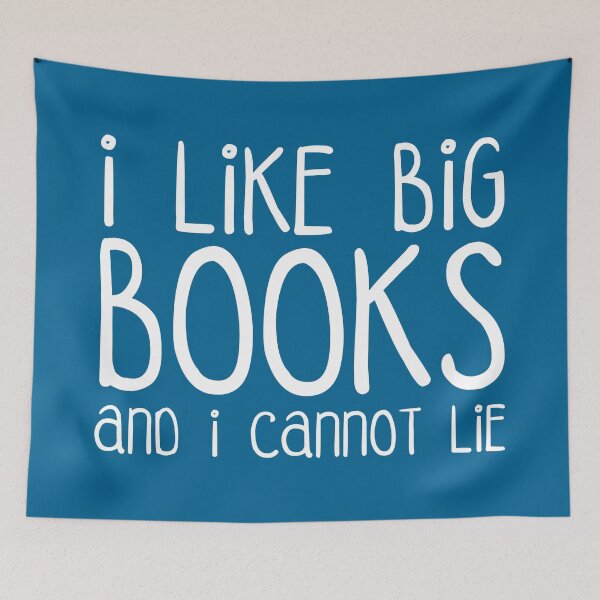 Item preview, I Like Big Books Funny Quote designed and sold by quarantine81.