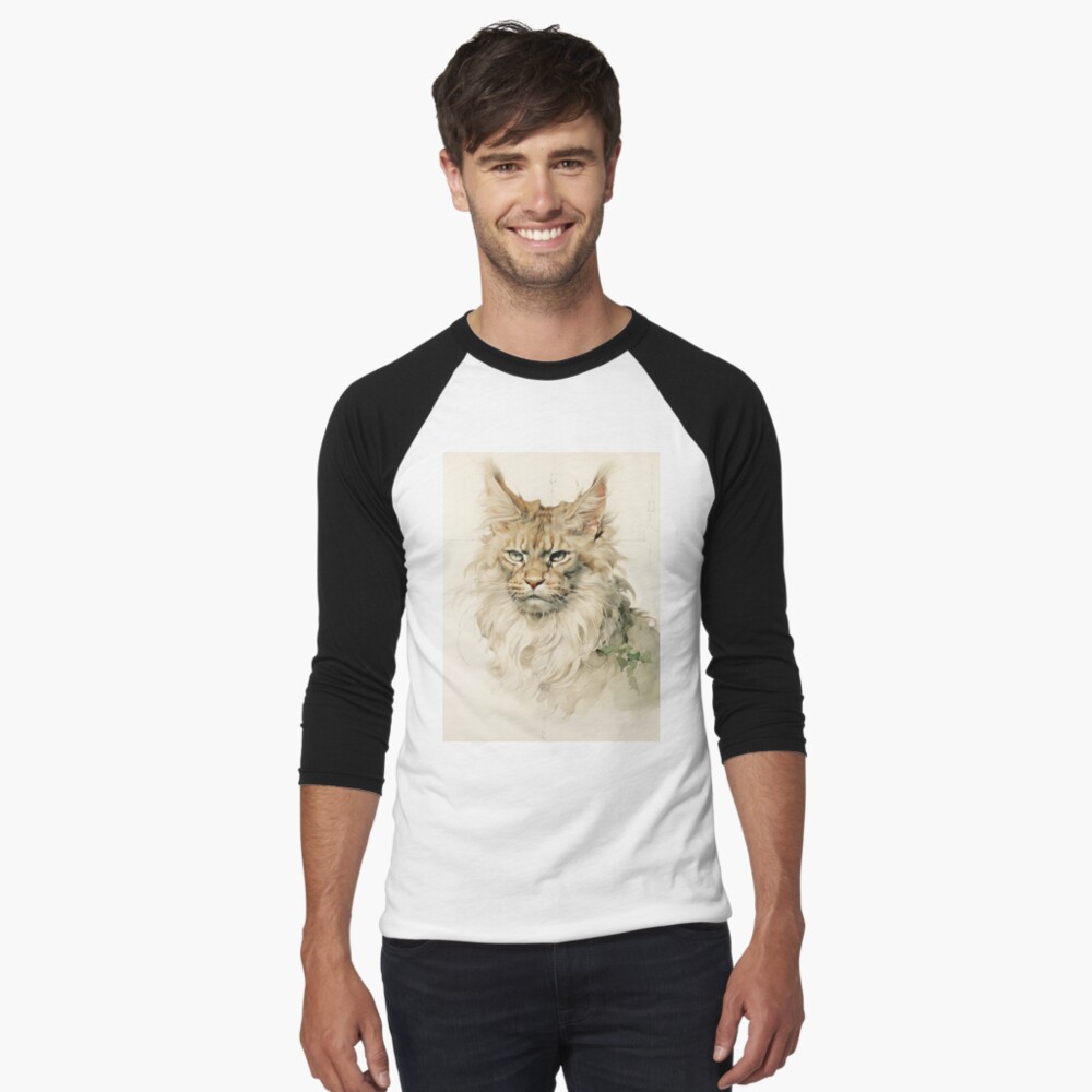 Item preview, Baseball ¾ Sleeve T-Shirt designed and sold by Shmoylov-Art.