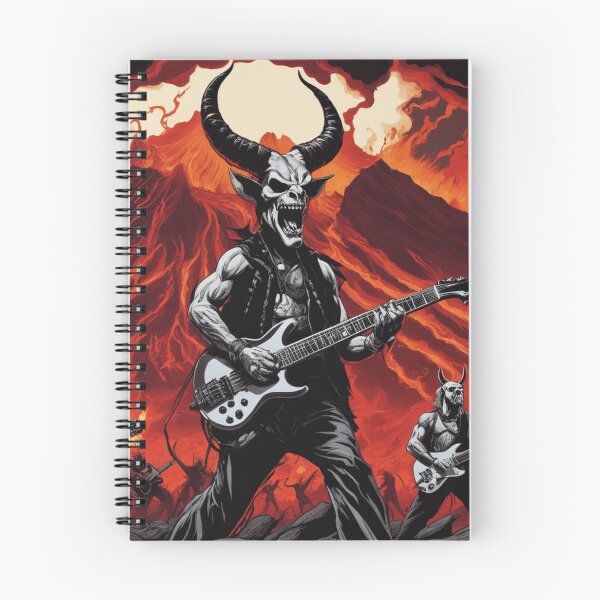 Item preview, Demons and Wolves Jamming on Guitars designed and sold by CaelumRaven.