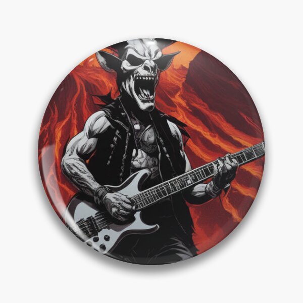 Item preview, Demons and Wolves Jamming on Guitars designed and sold by CaelumRaven.