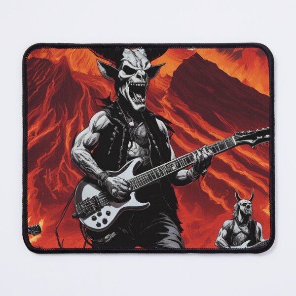 Item preview, Demons and Wolves Jamming on Guitars designed and sold by CaelumRaven.
