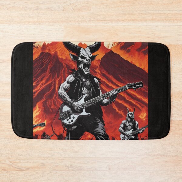 Item preview, Demons and Wolves Jamming on Guitars designed and sold by CaelumRaven.
