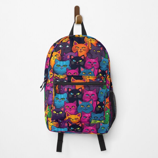 Item preview, Adorable Cat Artistry Seamless Pattern designed and sold by AlienSkinEyes.
