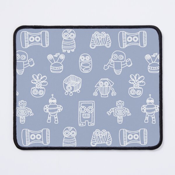 Item preview, So Many Robots Whoo (Cool Blue) designed and sold by babyrage.