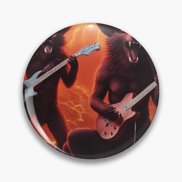 Item preview, Demons and Wolves Shred Guitars Together designed and sold by CaelumRaven.