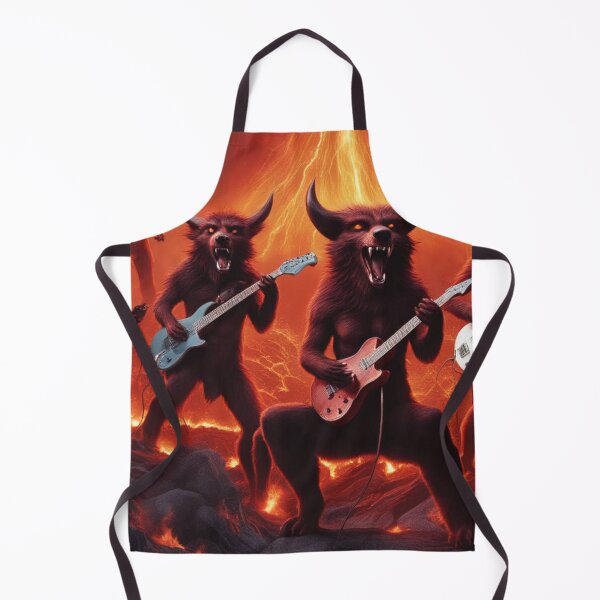 Item preview, Demons and Wolves Shred Guitars Together designed and sold by CaelumRaven.