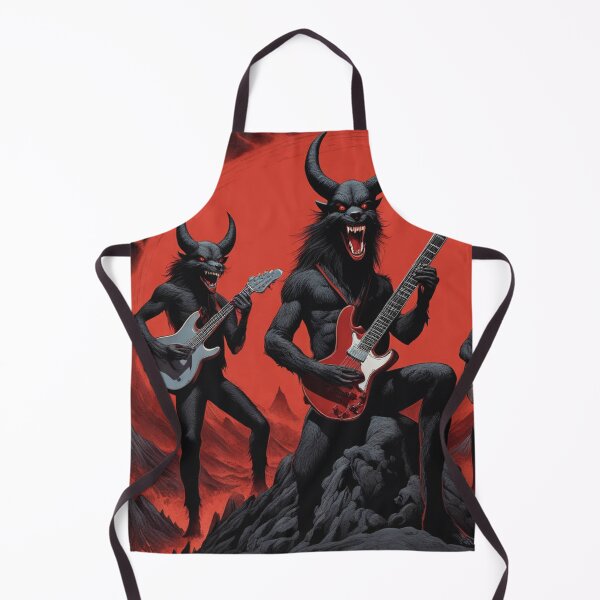 Item preview, Guitar-Strumming Demons and Wolves Converge designed and sold by CaelumRaven.